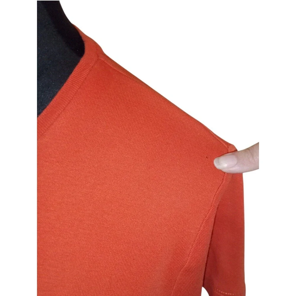 Talbots Orange Size Large Petite T-shirt - Picture 7 of 15